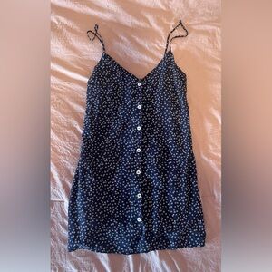 Forever 21 Navy Floral Dress